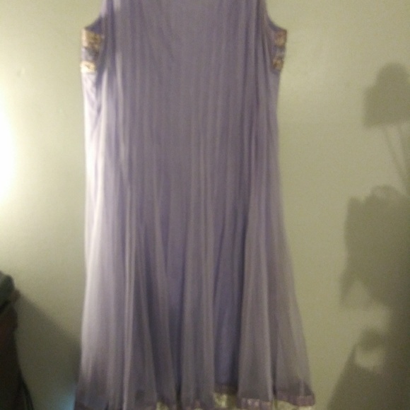 Authentic Indian - purple evening gown - Picture 4 of 5